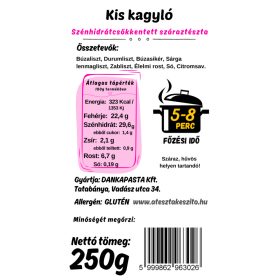   Kis kagyló - CH PRO 29 - Szénhidrátcsökkentett tészta 250g
