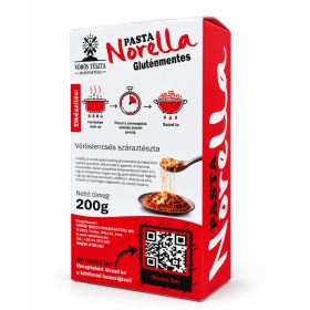 PASTA NORELLA - Vöröslencse orsótészta 200g 